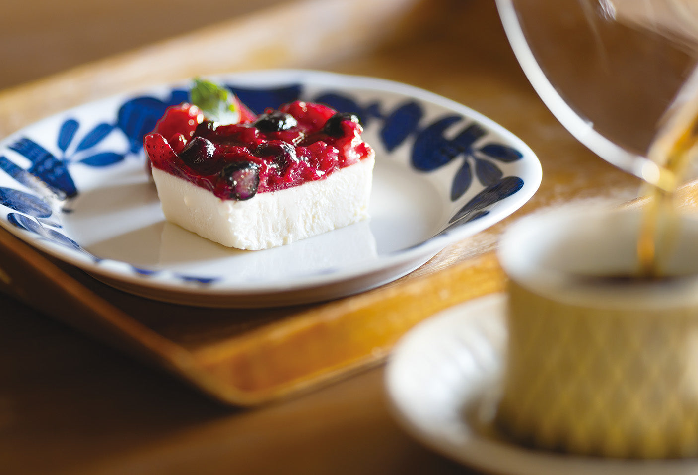 ピエトロのキッチンからうまれた3種ベリーのチーズケーキ