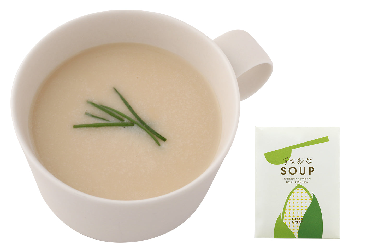 PIETRO A DAY 北海道産ピュアホワイトの白いコーンポタージュ