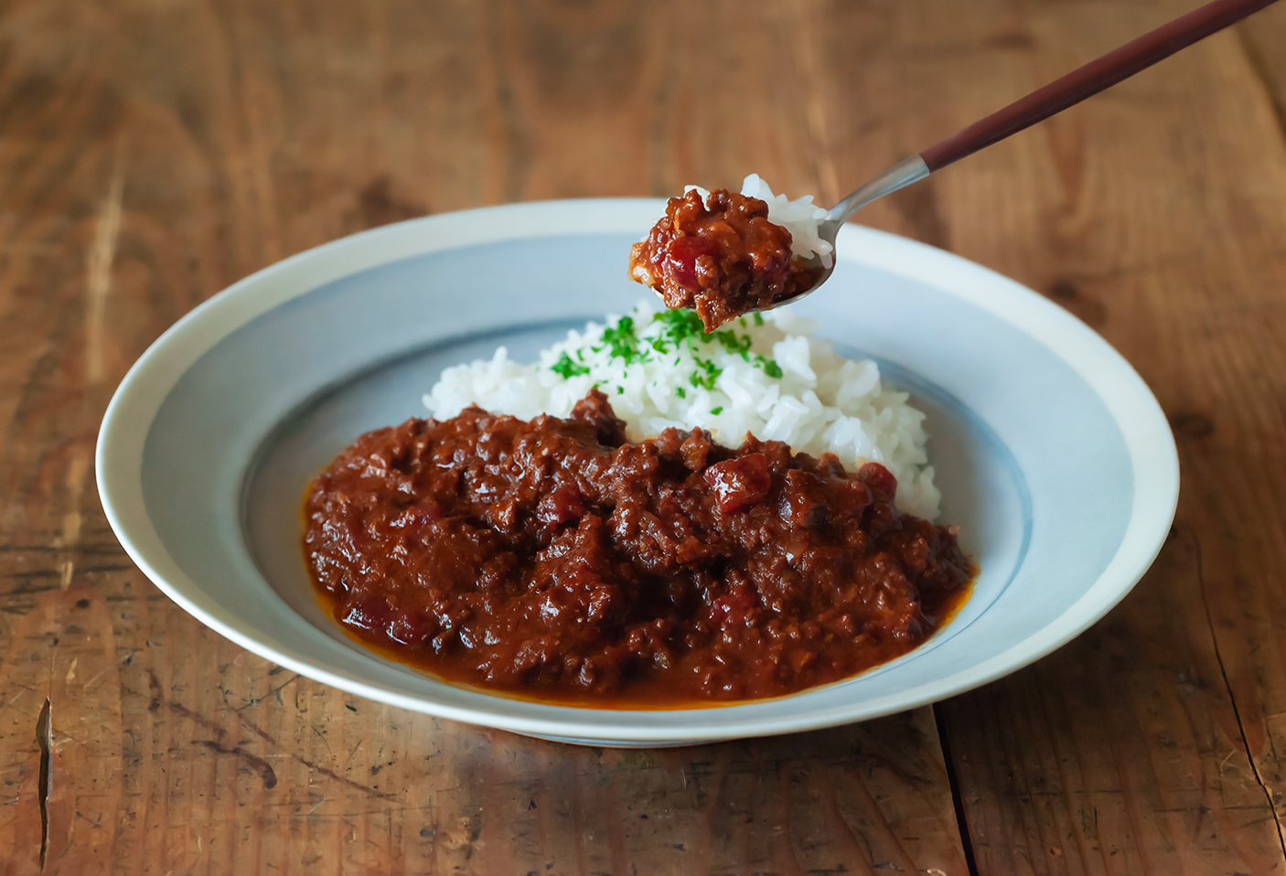 ピエトロ×Soycle 畑生まれのトマトキーマカレー