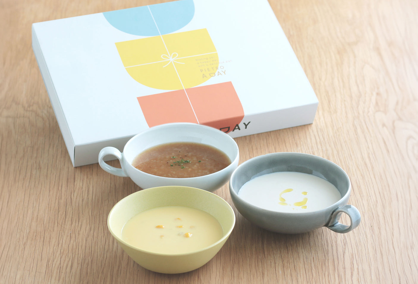 【箱入り】結婚祝いに”おめでとう”のスープギフト<5食>