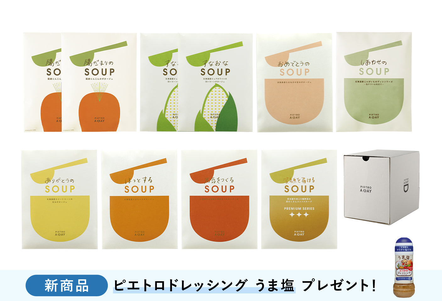 【箱入り】春がやってくるスープ10食ギフト